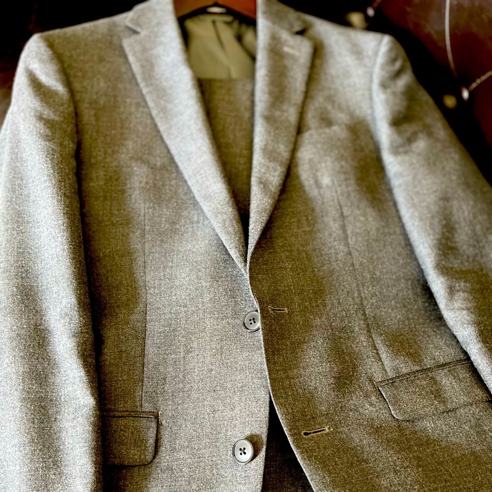 Men’s Gray Suit 36 R